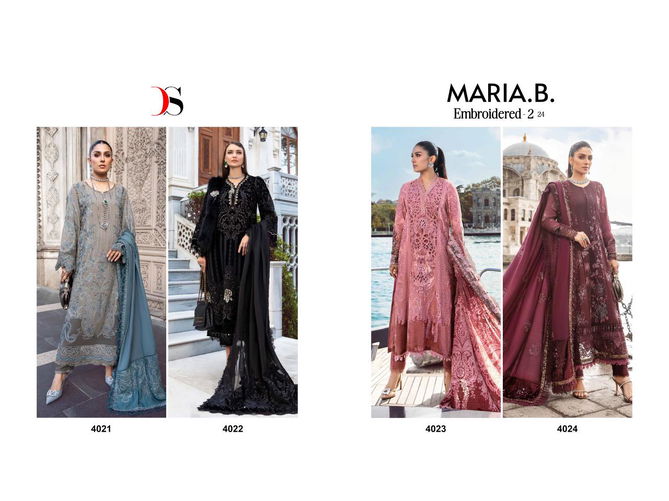 Maria B Embroidered 24 Vol 2 By Deepsy Pakistani Suits Wholesalers In Delhi
